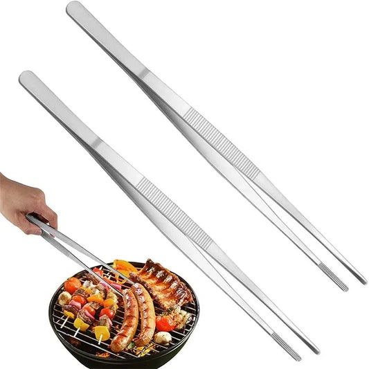 Multifunction Barbecue Tongs Food Tongs Food Clip Kitchen Gadgets Stainless Steel Churrasco Tweezers Clip Buffet BBQ Tool